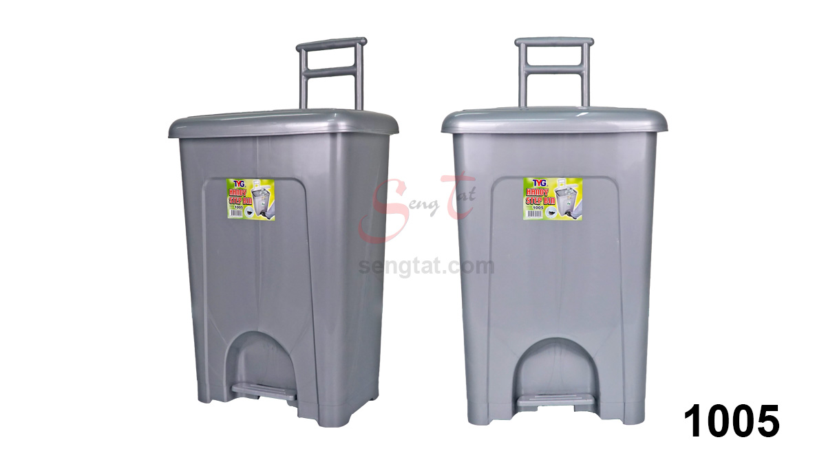 Handy Step Dustbin with Wheel, Code: 1005