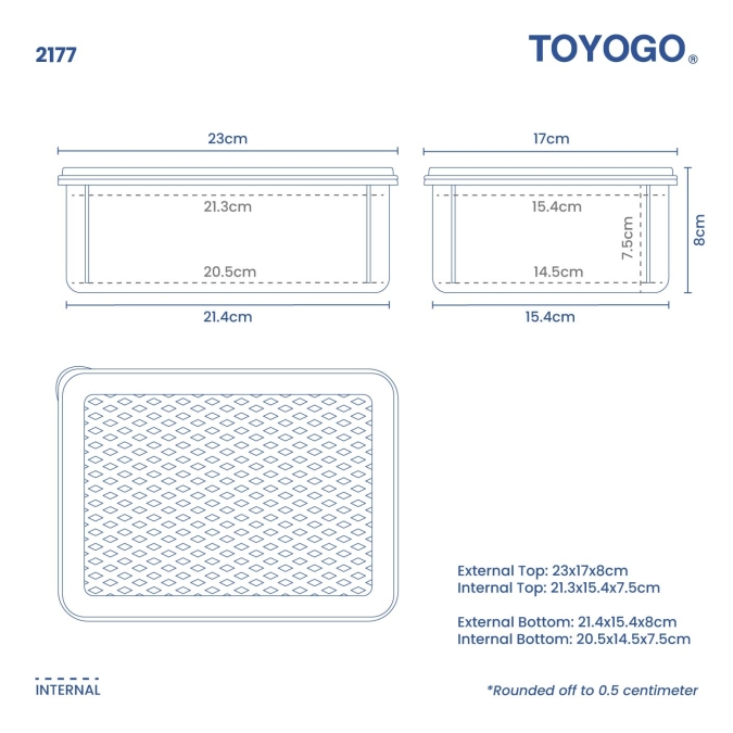 2L-11.5L Multi Food Storage Container (Code: 2177 2178 2179 2180 2181) 2L-11.5L Multi Food Storage Container (Code: 2177 2178 2179 2180 2181)