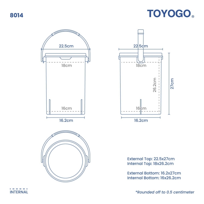 Handy Food Storage Container (Code: 8014 8015 8016 8017)
