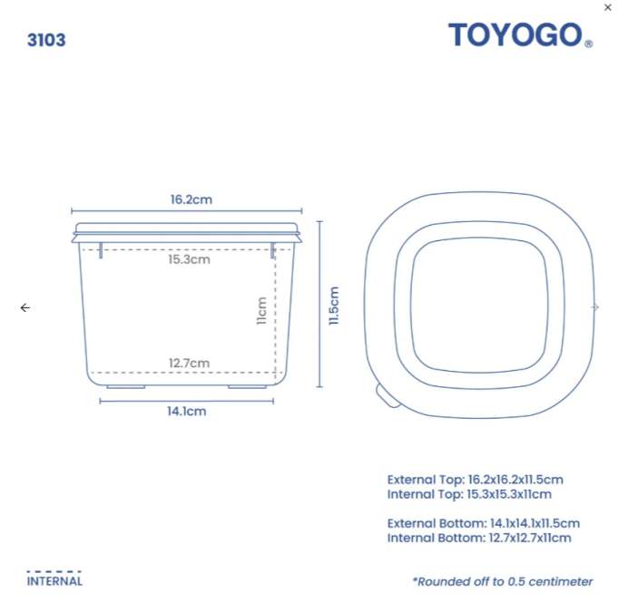 Microwaveable Container (31 Series)