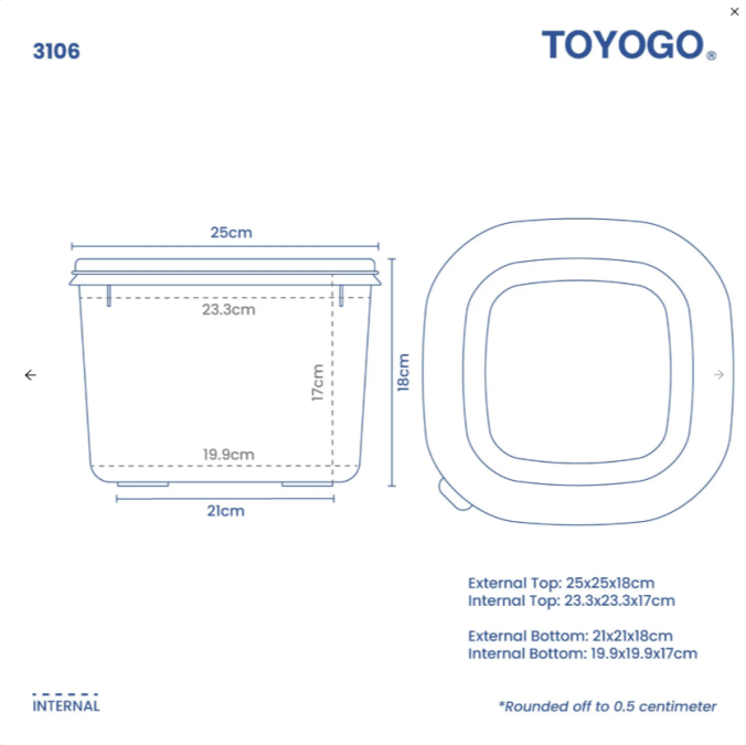 Microwaveable Container (31 Series)