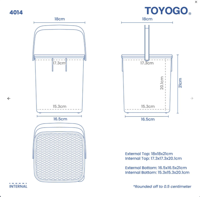 Handy Square Container (40 Series)