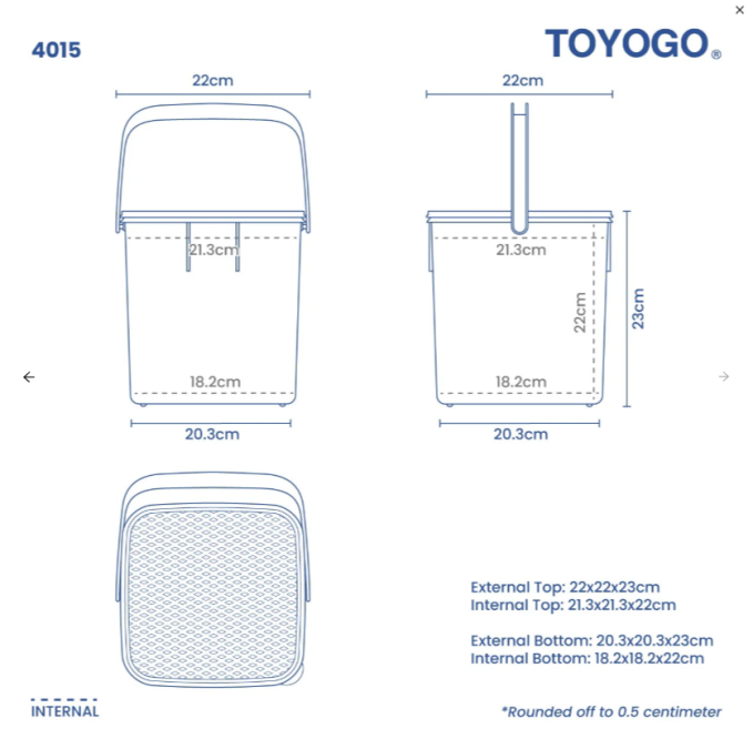 Handy Square Container (40 Series)