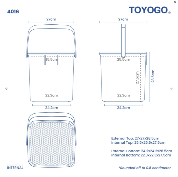 Handy Square Container (40 Series)
