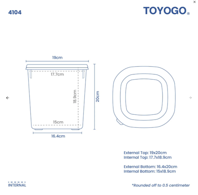 Square Microwaveable Container Series