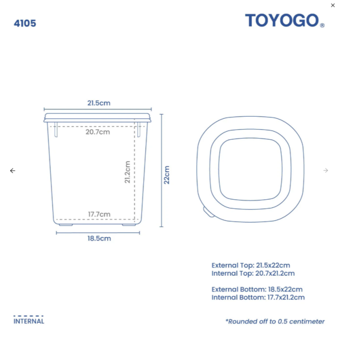 Square Microwaveable Container Series