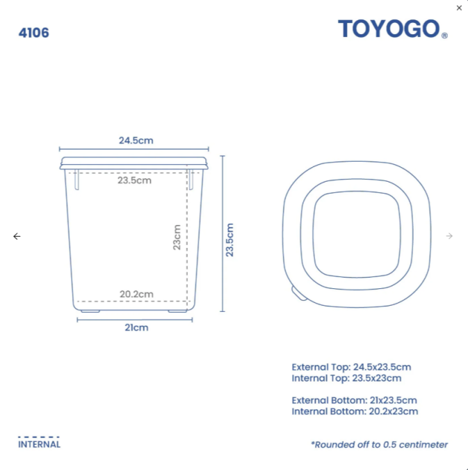 Square Microwaveable Container Series