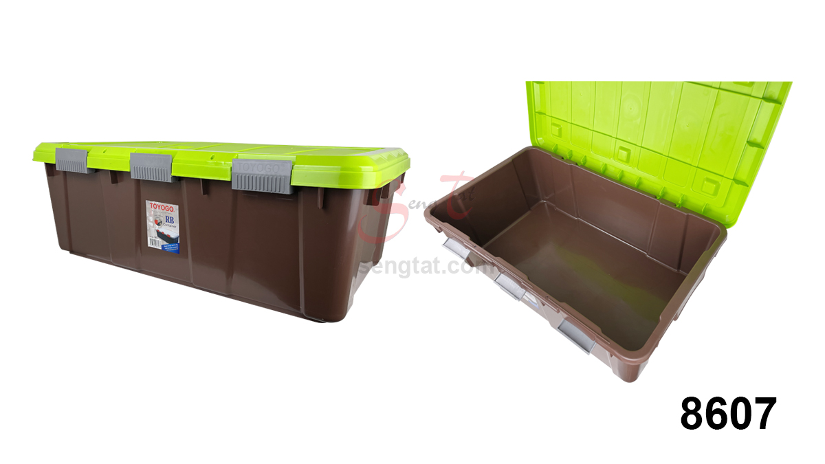 28L-119L Rugged Storage Box with Flip Cover (Code: 8605 8606 8607) 28L-119L Rugged Storage Box with Flip Cover (Code: 8605 8606 8607)