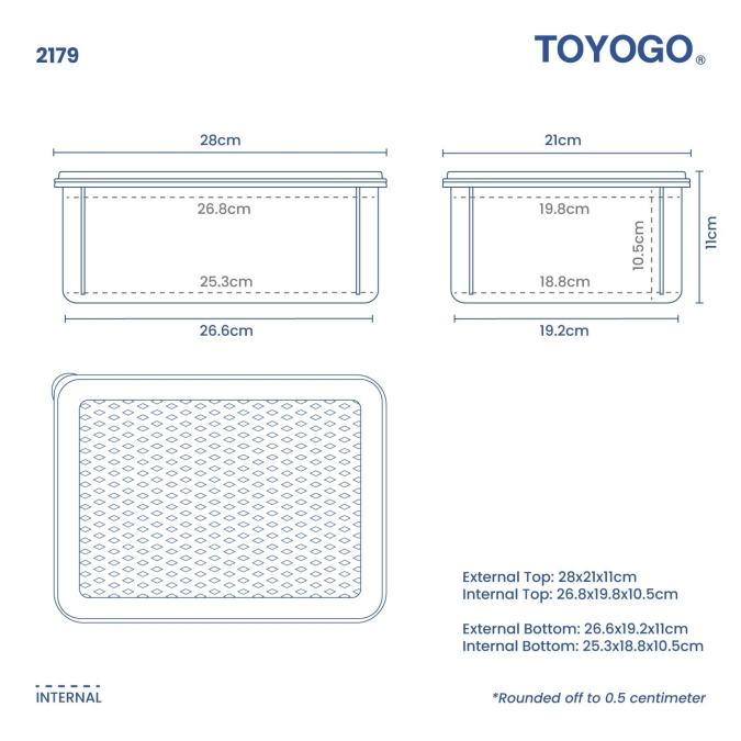 2L-11.5L Multi Food Storage Container (Code: 2177 2178 2179 2180 2181) 2L-11.5L Multi Food Storage Container (Code: 2177 2178 2179 2180 2181)