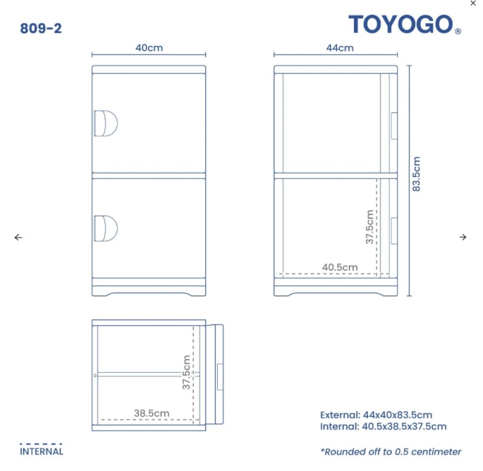 2T/3T/4T Storage Cabinet with Transparent Doors (Code: 809-2 809-3 809-4)
