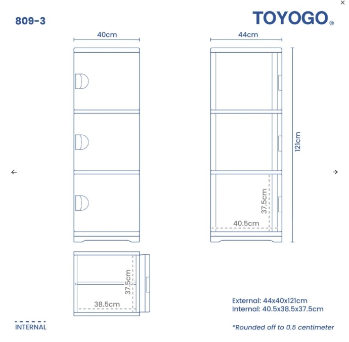 2T/3T/4T Storage Cabinet with Transparent Doors (Code: 809-2 809-3 809-4)