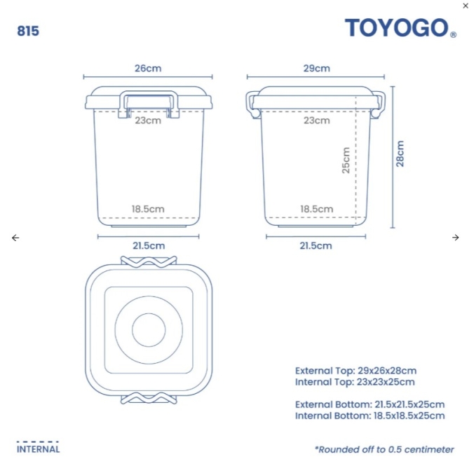 Square Storage Container (81 series)