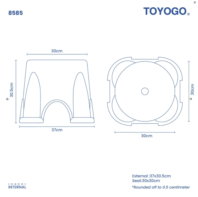 Nestable Stool, Code: 8585