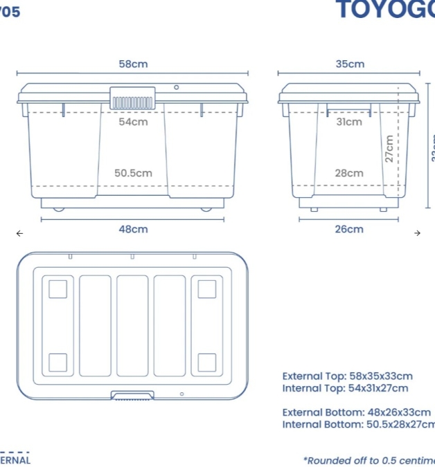 RV Storage Box, Code: 8705 RV Storage Box, Code: 8705