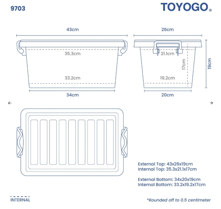 Storage Box with Cover (Code: 9703 9704 9705 9706 9708 9710) Storage Box with Cover (Code: 9703 9704 9705 9706 9708 9710)