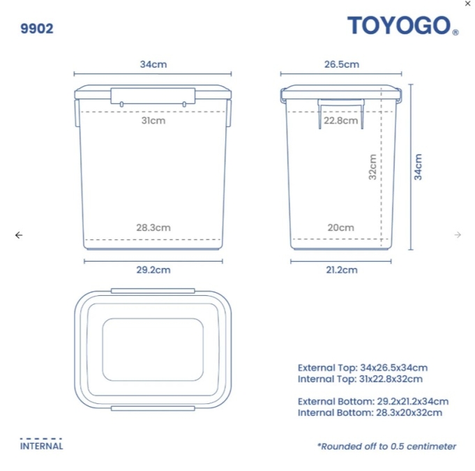 Storage Box (Clip Cover) 9901 9902 Storage Box (Clip Cover) 9901 9902