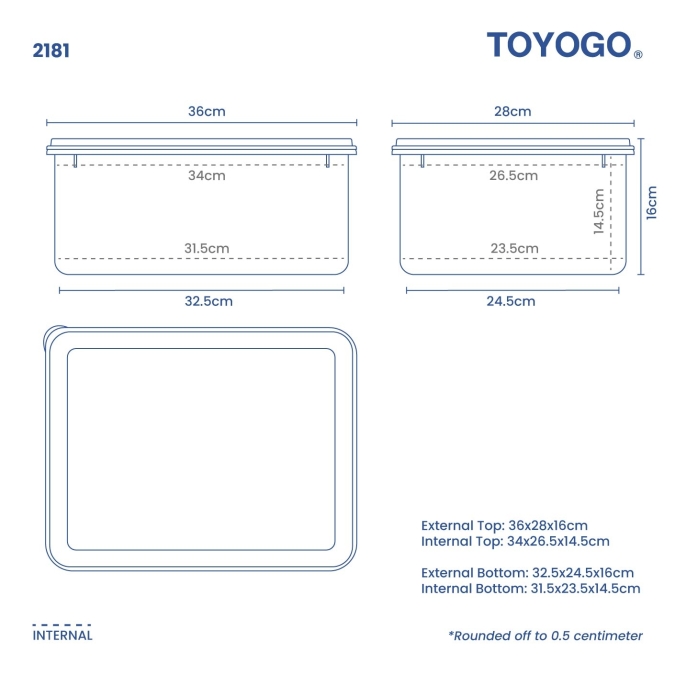 2L-11.5L Multi Food Storage Container (Code: 2177 2178 2179 2180 2181) 2L-11.5L Multi Food Storage Container (Code: 2177 2178 2179 2180 2181)