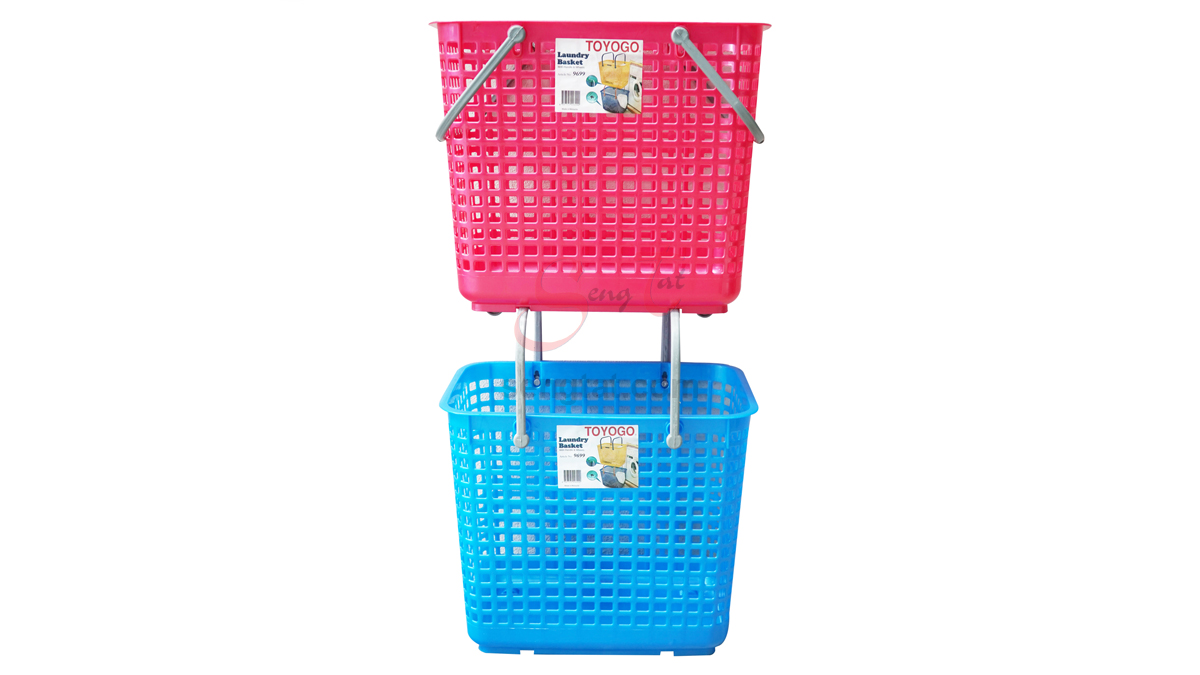 Rolling Laundry Basket (Code: 9699)
