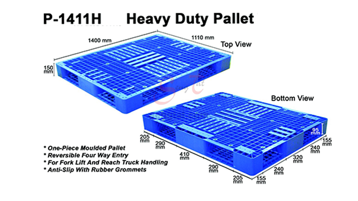 Plastic Pallet Code: P1411-H
