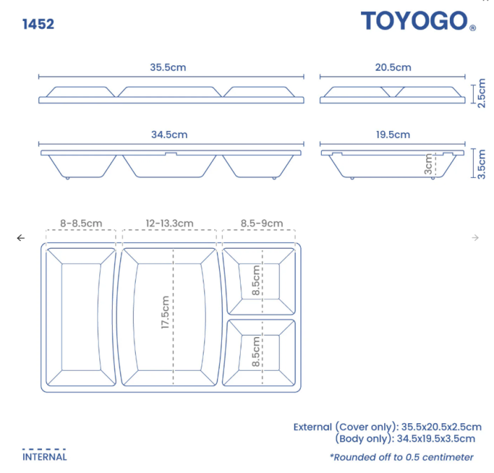 Food Serving Tray, Code: 1452 Food Serving Tray, Code: 1452