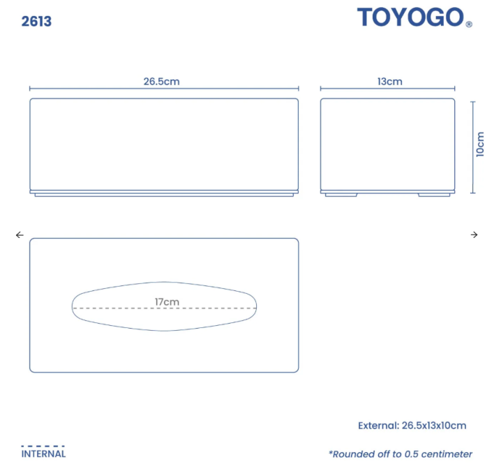 Tissue Holder Box (Code: 2613) Tissue Holder Box (Code: 2613)