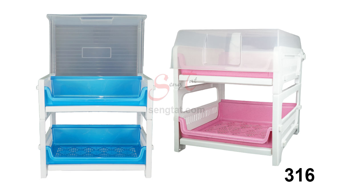 Dish Rack with Cover, Code: 316