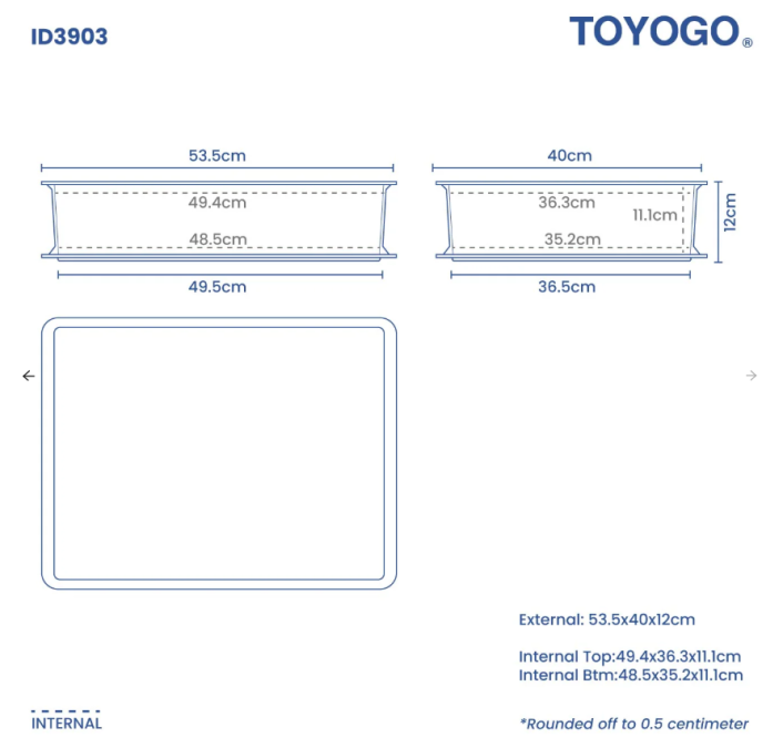 Food Storage Bakery Tray (Code: 3901 3902 3903) Food Storage Bakery Tray (Code: 3901 3902 3903)