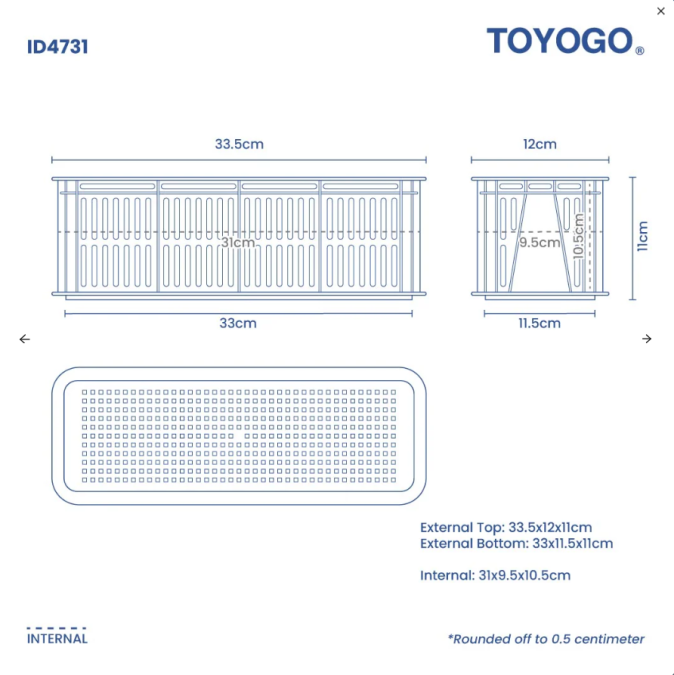 Stackable Basket, Code: 4731 Stackable Basket, Code: 4731