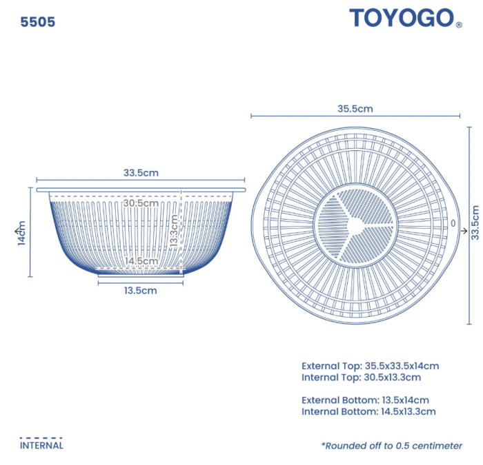 Round Colander Basket Round Colander Basket