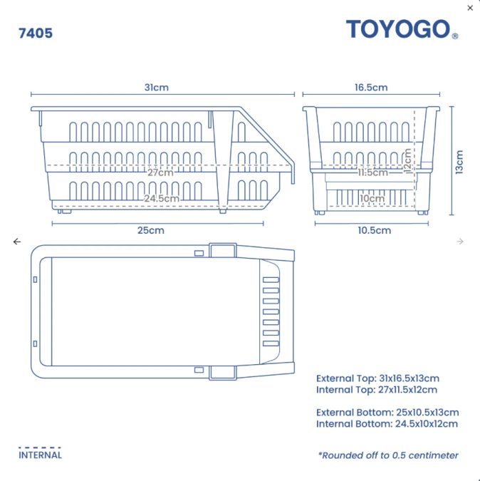 Stackable Open Basket (74 Series) Stackable Open Basket (74 Series)