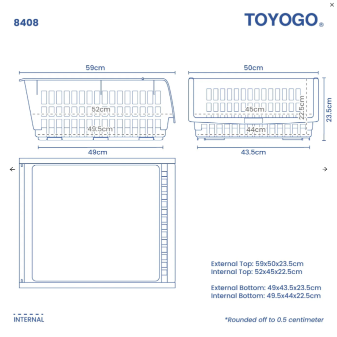 Stackable Open Pull Basket (84 series) Stackable Open Pull Basket (84 series)