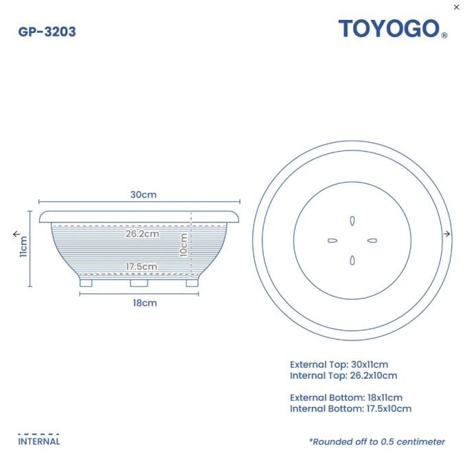 Flat Garden Pot (32 Series) Flat Garden Pot (32 Series)
