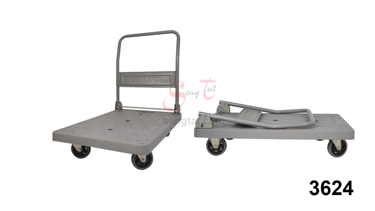 200KG Hand Truck Platform Trolley with Metal Handle (Code: 3624)