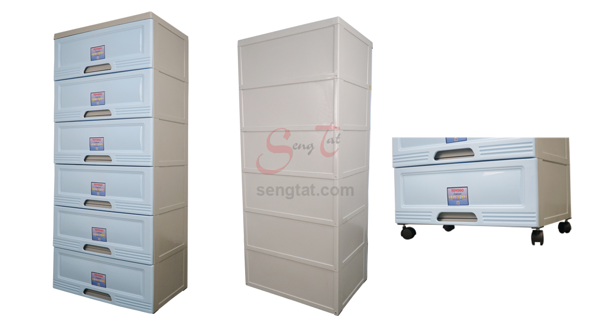 6 Tiers Wide Storage Drawers (Code: 609-6) 6 Tiers Wide Storage Drawers (Code: 609-6)