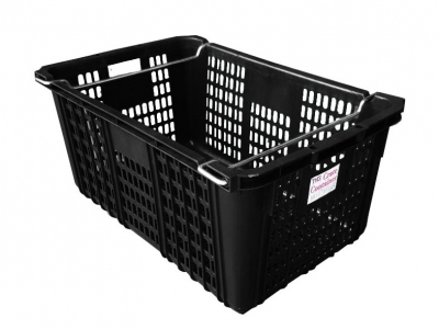 Vegetable and Fruit Crate, Code: ID 4718 (Black)