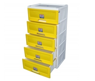 5 Tiers Wide Storage Drawers (Code: 609-5)