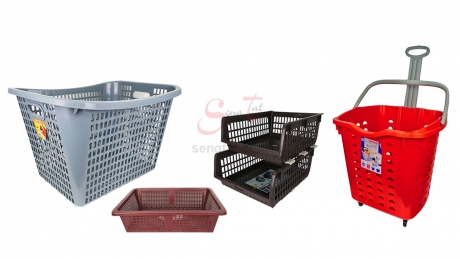 Shopping / Laundry / Plastic Basket